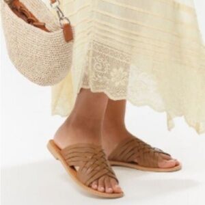 URBAN Outfitters Janna Woven Leather Sandals Boho